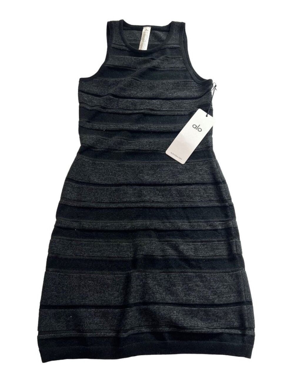ALO Yoga Sport Play Knit Dress in Black/Onyx